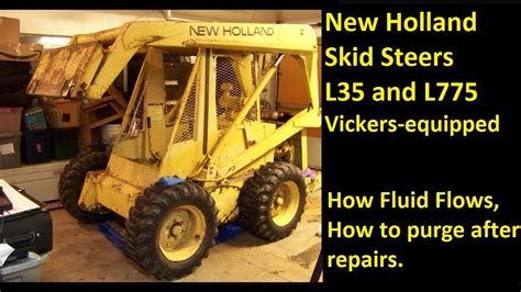 skid steer bleeding hydraulics